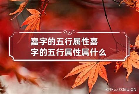 嘉 五行屬性|嘉字五行属什么